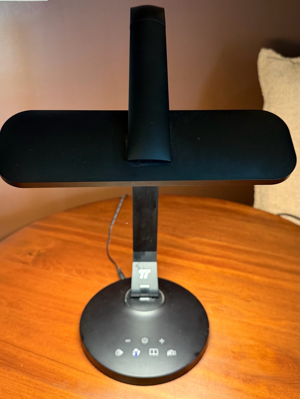 Taotronic Black Adjustable LED Desk Reading Lamp with Touch Controls